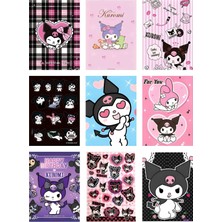 Kuromi   Fotokart Pvc Kaplı 9*6 cm 7 Adet Alındığında 2 Adet Hediye Gönderimi Yapılacaktır