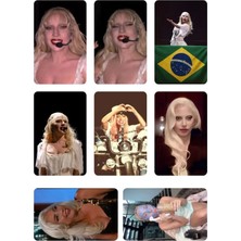 Lady Gaga   Fotokart Pvc Kaplı 9*6 cm
