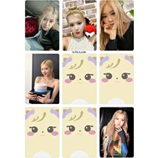Rose Blackpink   Fotokart Pvc Kaplı 9*6 cm 7 Adet Tane 2 Adet Hediye Gönderimi Yapılacaktır