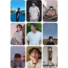 Taehyung Bts   Fotokart Pvc Kaplı 9*6 cm