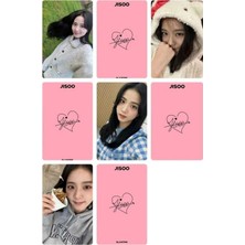 Jisoo Balackpink  Fotokart Pvc Kaplı 9*6 cm 7 Adet Al 2 Adet Hediye Gönderimi Yapılacktır