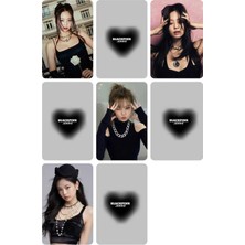 Jennie Blackpink   Fotokart Pvc Kaplı 9*6 cm 7 Adet Al 2 Adet Hediye Gönderimi Yapılacaktır