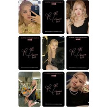 Rose Blackpink   Fotokart Pvc Kaplı 9*6 cm 7 Adet Tane 2 Adet Hediye Gönderimi Yapılacaktır