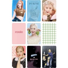 Rose Blackpink   Fotokart Pvc Kaplı 9*6 cm 7 Adet Tane 2 Adet Hediye Gönderimi Yapılacaktır