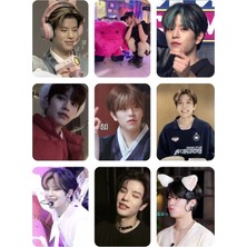 Seungmin Stray Kids   Fotokart Pvc Kaplı 9*6 cm 7 Adet Alındığında 2 Adet Hediye