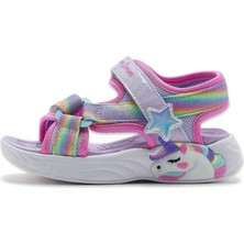 Skechers 303107L S Lights Unicorn Dreams Sandal-Dreamy Unicorns Sandal Mavi Kız Çocuk Sand