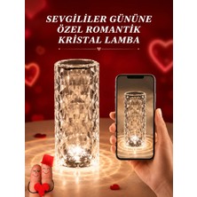 Marmara Avm Sevgililer Günü Için Hediye Kristal Lamba Sevgiliye Hediye USB Şarjlı Gece Lambası (Kopya)