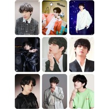 Taehyung Bts   Fotokart Pvc Kaplı 9*6 cm