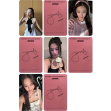 Jennie Blackpink   Fotokart Pvc Kaplı 9*6 cm 7 Adet Al 2 Adet Hediye Gönderimi Yapılacaktır