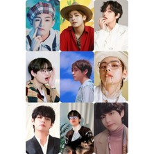 Taehyung Bts   Fotokart Pvc Kaplı 9*6 cm