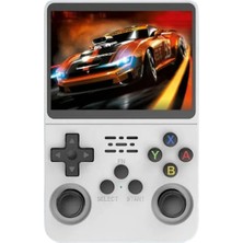 My Best Store Taşınabilir Retro Oyun Konsolu Linux Sistemi 64GB Beyaz Bluetooth Destekli Video Oyunu