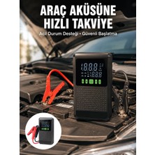 Toyigoo Araç Için Akü Takviye Cihazı ve Kablosuz Hava Kompresörü Yeni Nesil