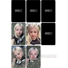 Rose Blackpink   Fotokart Pvc Kaplı 9*6 cm 7 Adet Tane 2 Adet Hediye Gönderimi Yapılacaktır