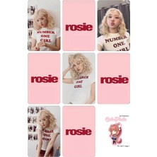 Rose Blackpink   Fotokart Pvc Kaplı 9*6 cm 7 Adet Tane 2 Adet Hediye Gönderimi Yapılacaktır