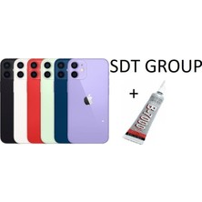 Marmara Avm iPhone 12 Uyumlu Arka Batarya Pil Kapağı Beyaz (B7