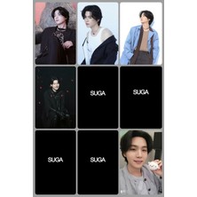 Suga Bts   Fotokart Pvc Kaplı 9*6 cm