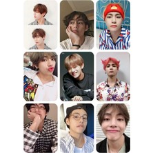 Taehyung Bts   Fotokart Pvc Kaplı 9*6 cm