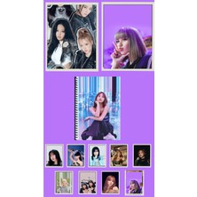 Lisa Blackpink Poster A3 Boyutu 2 Adet ,defter A4 Boyutu 1ADET ,fotokart 9 Adet