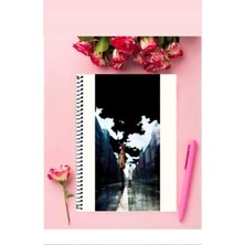Steins Gate Anime Defter   Özel Tasarım A5 Boyutu Telli Çizgisiz Defter 15*21 cm