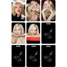 Rose Blackpink   Fotokart Pvc Kaplı 9*6 cm 7 Adet Tane 2 Adet Hediye Gönderimi Yapılacaktır