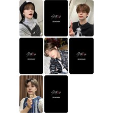 Seungmin Stray Kids   Fotokart Pvc Kaplı 9*6 cm 7 Adet Alındığında 2 Adet Hediye