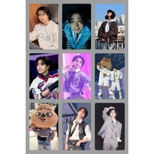 Han Jisung Stray Kids   Fotokart Pvc Kaplı 9*6 cm 7 Adet Alındığında 2 Adet Hediye