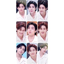 Taehyung Bts   Fotokart Pvc Kaplı 9*6 cm
