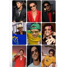 Bruno Mars   Fotokart Pvc Kaplı 9*6 cm