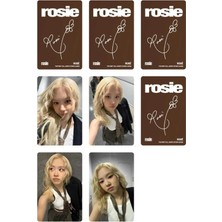 Rose Blackpink   Fotokart Pvc Kaplı 9*6 cm 7 Adet Tane 2 Adet Hediye Gönderimi Yapılacaktır