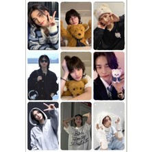 Hyunjin Stray Kids   Fotokart Pvc Kaplı 9*6 cm 7 Adet Alındığında 2 Adet Hediye