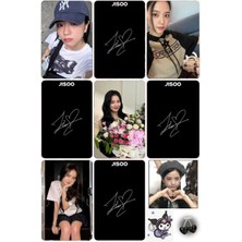 Jisoo Balackpink  Fotokart Pvc Kaplı 9*6 cm 7 Adet Al 2 Adet Hediye Gönderimi Yapılacktır