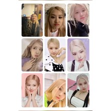 Rose Blackpink   Fotokart Pvc Kaplı 9*6 cm 7 Adet Tane 2 Adet Hediye Gönderimi Yapılacaktır