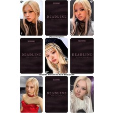 Rose Blackpink   Fotokart Pvc Kaplı 9*6 cm 7 Adet Tane 2 Adet Hediye Gönderimi Yapılacaktır