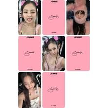 Jennie Blackpink   Fotokart Pvc Kaplı 9*6 cm 7 Adet Al 2 Adet Hediye Gönderimi Yapılacaktır