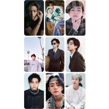 Taehyung Bts   Fotokart Pvc Kaplı 9*6 cm