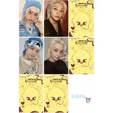 Felix Stray Kids   Fotokart Pvc Kaplı 9*6 cm 7 Adet Alındığında 2 Adet Hediye