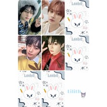 Lee Know Stray Kids   Fotokart Pvc Kaplı 9*6 cm 7 Adet Alındığında 2 Adet Hediye