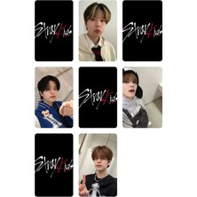 Seungmin Stray Kids   Fotokart Pvc Kaplı 9*6 cm 7 Adet Alındığında 2 Adet Hediye