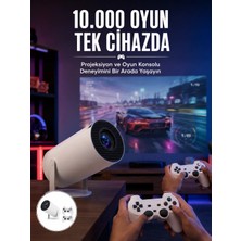 Marmara Avm Projeksiyon Cihazı Video Oyun Konsolu 8 GB Hafıza LCD Ekran Kumandalı Yeni Nesil