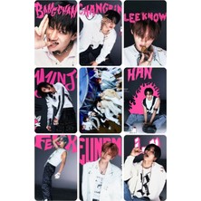 Changbin Stray Kids   Fotokart Pvc Kaplı 9*6 cm 7 Adet Alındığında 2 Adet Hediye