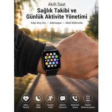 Epilons Telefon Görüşmesi Destekli, Nabız Ölçümü ve Uyku Analizi Özelliklerine Sahip Akıllı Saat
