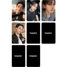 Bang Chan Stray Kids   Fotokart Pvc Kaplı 9*6 cm 7 Adet Alındığında 2 Adet Hediye