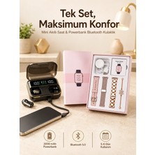 GRAYLINE Bileklikli Amoled Ekran Akıllı Saat ve Dijital Göstergeli Kablosuz Bluetooth Kulaklık Anc/ Enc