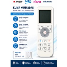 Öz Beyaz Eşya Arçelik - Beko - Altus - Grundıg Klima Kumandası (Unıversal)