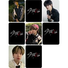 Seungmin Stray Kids   Fotokart Pvc Kaplı 9*6 cm 7 Adet Alındığında 2 Adet Hediye