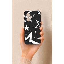 Vip Case Honor 400 Uyumlu Siyah Mega Star Desenli Silikon Kılıf