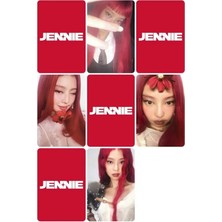 Jennie Blackpink   Fotokart Pvc Kaplı 9*6 cm 7 Adet Al 2 Adet Hediye Gönderimi Yapılacaktır