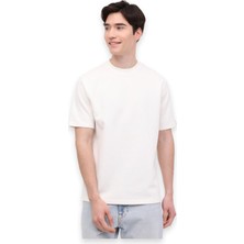 Lumberjack C Neck BS60 4fx Krem Erkek T-Shirt