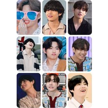 Taehyung Bts   Fotokart Pvc Kaplı 9*6 cm