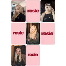 Rose Blackpink   Fotokart Pvc Kaplı 9*6 cm 7 Adet Tane 2 Adet Hediye Gönderimi Yapılacaktır